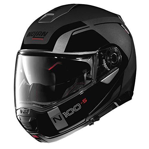 Nolan N100-5 Consistency 헬멧 플랫 그레이 (그레이, 라지)