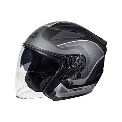 캐슬 에비뉴 SV - Crossroads 오토바이 헬멧 (MED, 블랙)