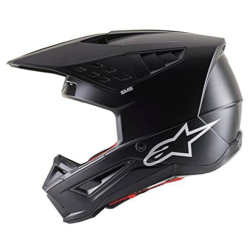 Alpinestars Unisex-Adult S-M5 솔리드 Helmet-Black 매트 (X-Small) (멀티, 원 사이즈)