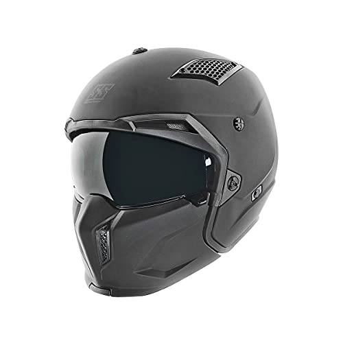 스피드&  강화 SS2400 솔리드 스피드 헬멧 (라지) (매트 블랙)