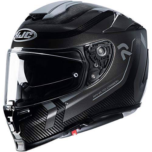 HJC 헬멧S RPHA 70 ST 카본 헬멧 - Reple (라지) (블랙/ 그레이)