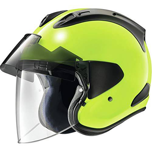 Arai Ram-X 솔리드 ’20 성인 스트리트 오토바이 헬멧 - 형광 Yellow/ X-Large
