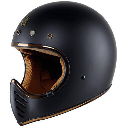 로얄 H01 풀 페이스 오토바이 헬멧 -  도트인증 - 유니섹스, 클래식, 우아한 디자인