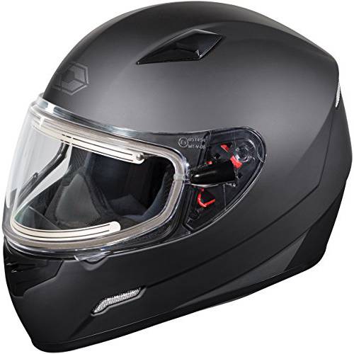 캐슬 X Mugello 전기,전동 스노우모빌 헬멧 (Lrg, 매트 블랙)