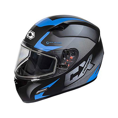 캐슬 X Mugello 스쿼드 스노우모빌 헬멧 in 블루 사이즈 라지