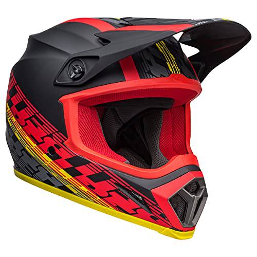 벨 MX-9 MIPS 먼지 헬멧 (오프셋 매트 블랙/ 레드 - 미디엄)