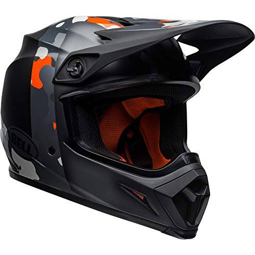 벨 MX-9 MIPS 먼지 헬멧 (알림 매트/ 광택 블랙 Flo 오렌지 카모 - 스몰)