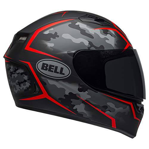 벨 Qualifier 스트리트 헬멧 (스텔스 카모 매트 블랙/ 레드 - 라지)