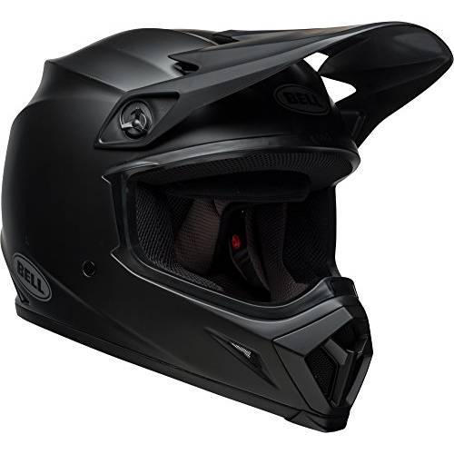 벨 MX-9 MIPS Equipped 오토바이 헬멧 (솔리드 매트 블랙, 스몰)