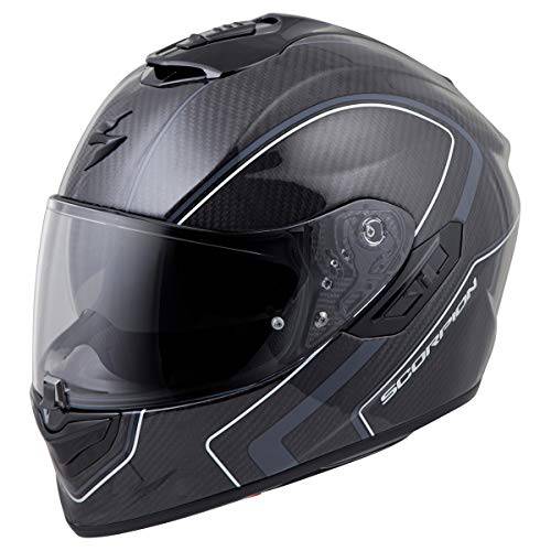 ScorpionEXO EXO-ST1400 카본 헬멧 (Antrim 다크 그레이 - 미디엄)