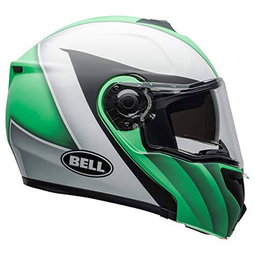 벨 SRT 모듈식 헬멧 (알림 매트/ 광택 그린/ 화이트/ 블랙 - X-Small)