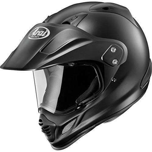 Arai XD4 솔리드 ’20 성인 듀얼 스포츠 오토바이 헬멧 - 블랙 서리/ 라지