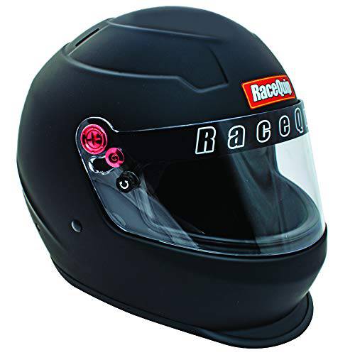 RaceQuip 풀 페이스 헬멧 PRO20 시리즈 Snell SA2020 Rated 플랫 블랙 라지 276995