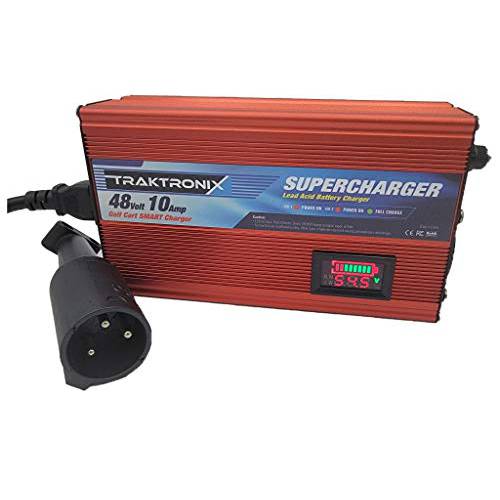 TRAKTRONIX 클럽 자동차 배터리 충전기 48 볼트 골프 카트