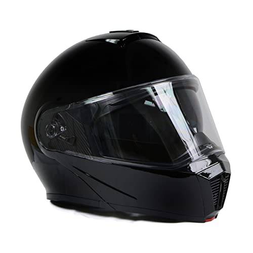 밀워키 헬멧 MPH9813DOT 광택 블랙 ’Menace’ Advanced 오토바이 모듈식 헬멧 드롭 다운 썬바이저 - 스몰