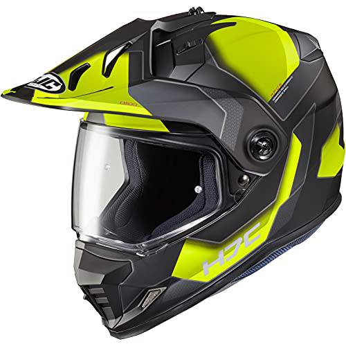 HJC DS-X1 시너지 Men’s 듀얼 스포츠 오토바이 헬멧 - MC-3HSF/  미디엄