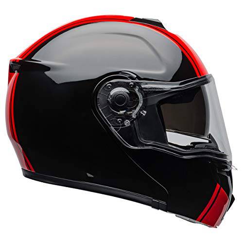 벨 SRT 모듈식 헬멧 (리본 광택 블랙/ 레드 - 2X-Large)