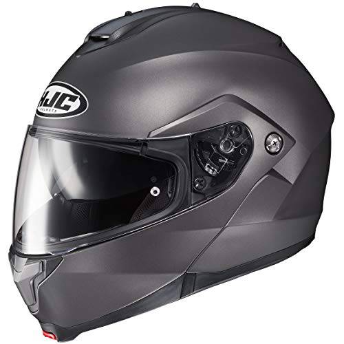 HJC 헬멧S C91 Men’s 스트리트 오토바이 헬멧 - Semi-Flat 티타늄/ 3X-Large