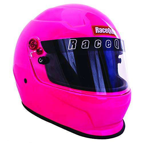 RaceQuip 풀 페이스 헬멧 PRO20 시리즈 Snell SA2020 Rated 핫 핑크 라지 276885