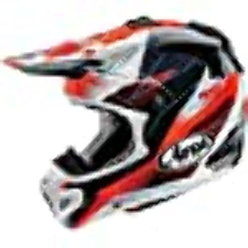 Arai 헬멧 VX-Pro4 Resolute Unisex-Adult Off-Road 오토바이 헬멧 - 레드/ 미디엄