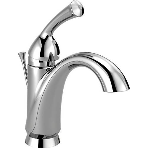 Delta FaucetHaywood 싱글 Hole 화장실 Faucet, 싱글 본체 화장실 FaucetChrome, 화장실 싱크대 Faucet, 다이아몬드 Seal Technology, 배수구,배출구 Assembly, Chrome 15999-DST