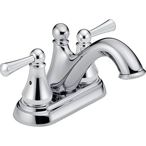Delta FaucetHaywood Centerset 화장실 FaucetChrome, 화장실 싱크대 Faucet, 배수구,배출구 Assembly, Chrome 25999LF