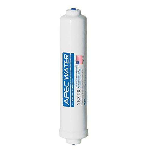 APEC Water Systems 5-TCR-3-8 APEC ULTIMATE Series US Made 10 Inline 카본 필터 with 퀵 커넥터 (3/ 8)