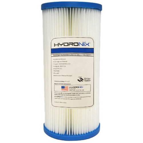 Hydronix SPC-45-1005 폴리에스터 Pleated 필터 4.5 OD X 9 3/ 4 Length, 5 Micron