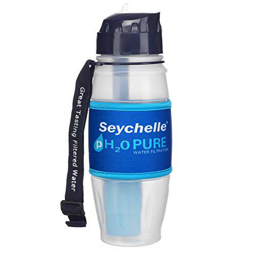 Seychelle pH2O 알칼리 용수필터, 물 필터, 정수 필터 병 - 증가 pH and 용수필터,물필터,여과기,필터 물 - 28 oz