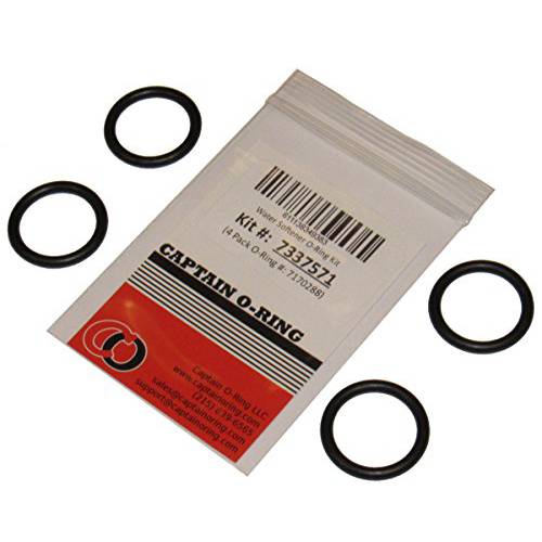 Water 연화제 O-Ring Seal Kit, 4-pack (Part: 7337571, 7170288, STD302213, WS03X10025)