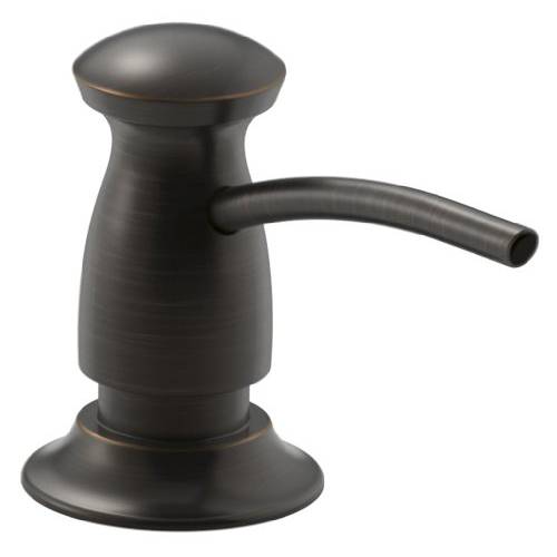 Kohler K-1893-C-2BZ Clam-Shell Packed Soap/ 로션 디스펜서 with Transitional Design, 오일 Rubbed Bronze