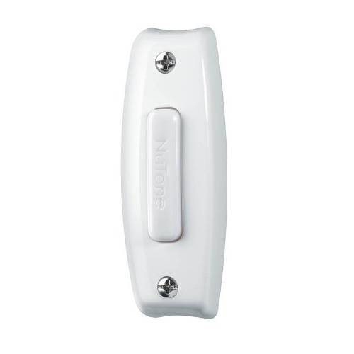 Broan-NuTone PB7LWH Doorbell Kit, 라이트 직사각형 Pushbutton 가정용, 1 x 1 x 1, 화이트