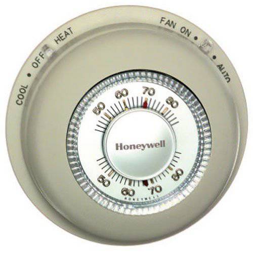 Honeywell T87N1000 Tradeline 온도조절기 Electronic, Heat/ Cool, 화이트