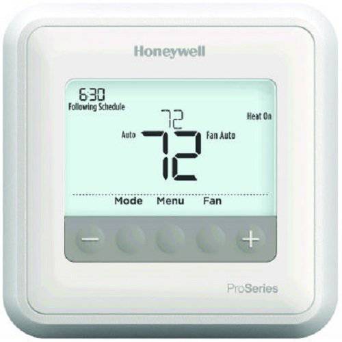 Honeywell TH4110U2005/ U T4 프로 Program Mable Thermostat, 화이트