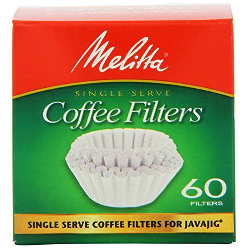 Melitta 63229 일회개별포장, 일회 개별포장 커피필터 For JavaJigTM 60 Count (Pack of 4)