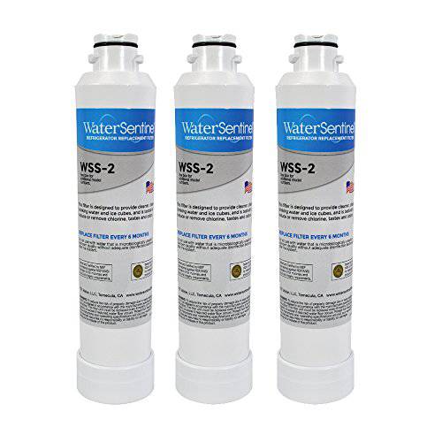 WaterSentinel WSS-2 냉장고 교체용 Filter: Fits 삼성 HAFCIN 용수필터,물필터,여과기,필터 (3-Pack), Blue