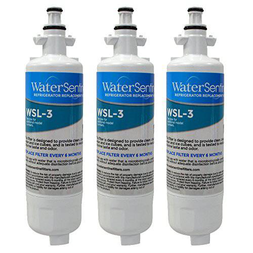 WaterSentinel WSL-3 냉장고 교체용 Filter: Fits LG LT700P Filterss (3-Pack)
