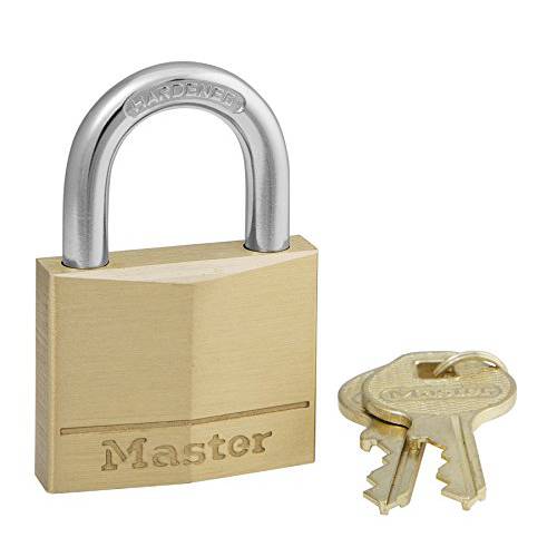 Master Lock 140D Padlock, 1 Pack, Brass