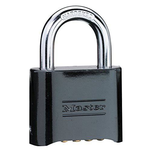 Master Lock 178D Set Your Own Combination 자물쇠, 락커, 락카 1 Pack 블랙
