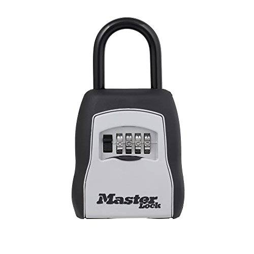 Master Lock 5400D 설정 개인 비밀번호 휴대용 자물쇠,락커,락카 보관함 5 Key Capacity Black