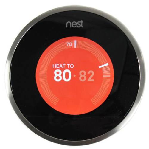 Google, T3008US, 네스트 Learning Thermostat, 3rd Gen, 스마트 Thermostat, 프로 Version, Works With Alexa