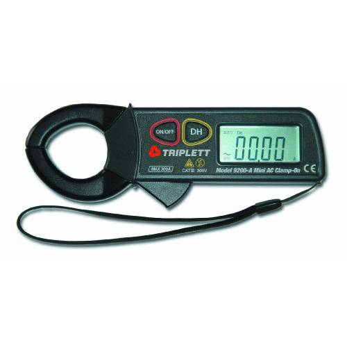 Triplett 미니 4000 Count Clamp-On 디지털 AC Current Meter (9200-A)