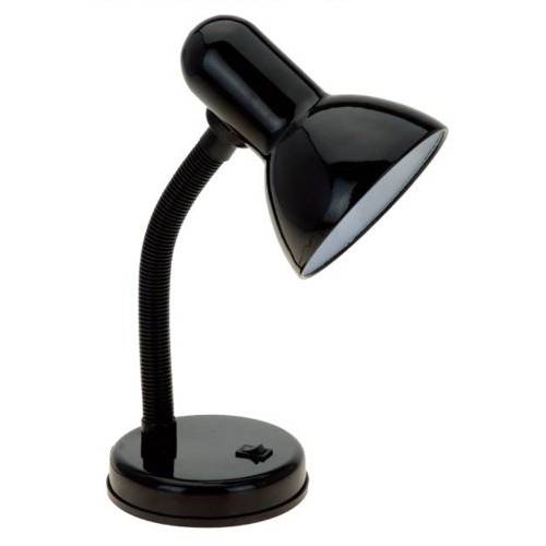 Simple Designs LD1003-BLK 베이직 플렉시블 Hose 넥 데스크 Lamp, Black