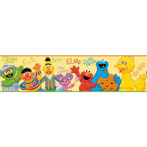 RoomMates RMK1482GM Sesame Street Elmo 필 and 스틱 Giant 벽면 데칼,스티커