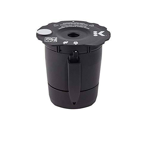 Podoy K250 리유저블,재사용 커피 필터 for 호환가능한 with Keurig K-Cup K300/ 350/ 375 K400/ 450/ 475 커피 Makers Black (2.0 and 1.0)
