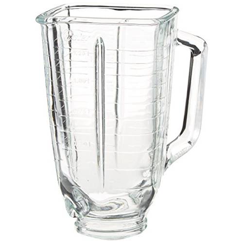 Oster 5-Cup 글래스 사각 탑 블렌더 Jar, 사각 Top, 투명
