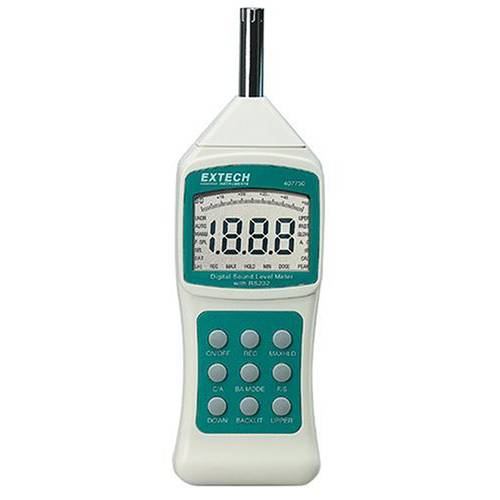 Extech 407750 사운드 레벨 Meter with Background 사운드 흡수