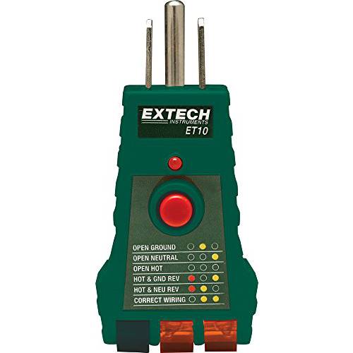 Extech ET10 GFCI 소켓 테스터,tester