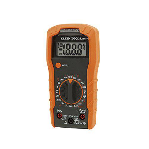 Klein 툴 MM300 디지털 Manual-Ranging Multimeter, Tests Batteries, Diodes, and Continuity, 600V
