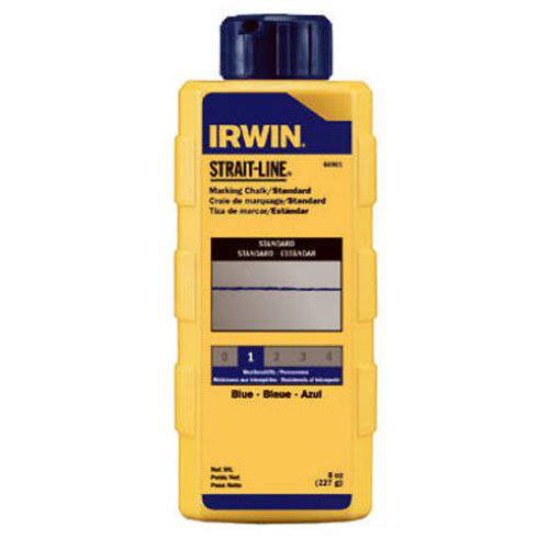 IRWIN 툴 STRAIT-LINE 스탠다드 마킹 초크,분필, 블루, 4-ounce (64801ZR)